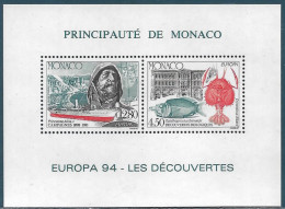 Monaco Bloc Spécial Gommé N°23**, Timbres 1935/36 Europa 1994 Cote 140€. - 1994