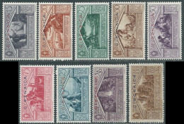 1930 CIRENAICA VIRGILIO 9 VALORI MNH ** - I28-8 - Cirenaica