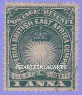 BRITISH EAST AFRICA  1890-1895  1a. BLUE-GREEN   GOOD/FINE USED  S.G 5 - Afrique Orientale Britannique