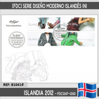 B1041# Islandia 2012 [FDC] Diseño Moderno Islandés. Moda (N) - FDC