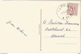 6Rm-721 Fantasiekaartje : N°851: IEPER *11*  E11: Sterstempel - 1951-1975 Heraldischer Löwe (Lion Héraldique)