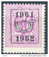 _Ni851 Ocb:N° V721: 1961 //1962 : * (= Met Spoor Van Plakker..) - Typos 1951-80 (Ziffer Auf Löwe)