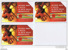 3  USATE   €. 5,00  -  30.06.2004  ALICE  E  SPIDER-MAN  -  QUESTE. - Publiques Figurées Ordinaires