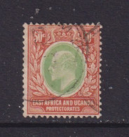 EAST AFRICA  AND UGANDA  -  1907 Edward VII 50c Used As Scan - East Africa & Uganda Protectorates