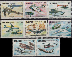 ZAIRE - Histoire De L'aviation - Unused Stamps