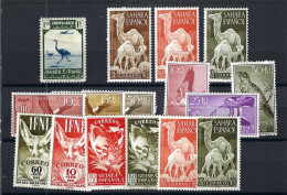 SAHARA ESPAGNOL Et IFNI Ca.1940: Lot De Neufs** (2) Et Neufs* (8) - Unused Stamps