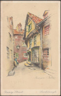 Quay Street, Scarborough, Yorkshire, 1942 - British Art Co Postcard - Scarborough