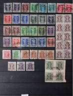 India 1950-1980s: 49 Service Stamps Used, With Duplication - Dienstzegels