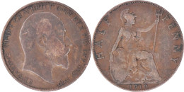 UK - 1910 - HALF PENNY - 17-207 - C. 1/2 Penny