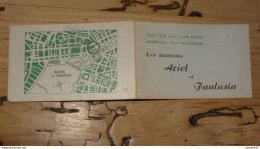 Carte Depliant Commercial, Ariel Et Fantasia A GENEVE ........ C  ....... E2-100c - Zwitserland