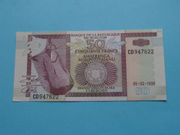 50 Cinquante Francs ( See / Voir Scans ) BURUNDI - 05-02-1999 ( Circulated ) XF ! - Burundi