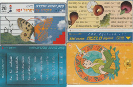 LOT 4 PHONE CARDS ISRAELE (PY2053 - Israel