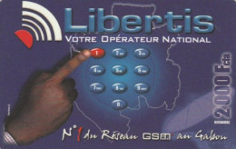 PREPAID PHONE CARD GABON (PY50 - Gabon