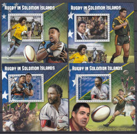 Solomon Islands 2012 - Sport - RUGBY IN SOLOMON ISLANDS - 4 B.F. - MNH - Rugby