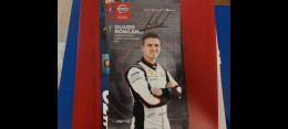 Oliver Rowland Autografo Autograph Signed - Car Racing - F1