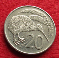 New Zealand 20 Cents 1985 KM# 36.2 *VT Nova Zelandia Nuova Zelanda Nouvelle Zelande - Nouvelle-Zélande