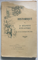 Historique Du 23 E Régiment D'infanterie , * Livre 026 - Frankreich