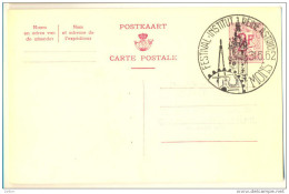 4v873: FESTIVAL-INSTITUT  REINE ASTRID 31.5.62 MONS ... Passer Vrijmetselaars Chemie Metalurgie - Commemorative Documents