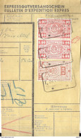 _7Fs-865: LAVAUX   / Op Fragment:: 3 Zegels : Telegraafstempel - Sonstige & Ohne Zuordnung