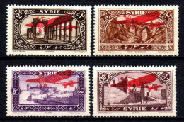 Syrie  - 1926  - PA 30 à 33 - Neufs *- MLH - Airmail