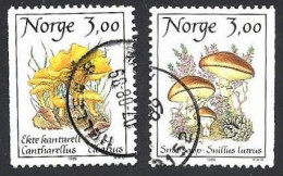 Norwegen, 1989, Mi.-Nr. 1012-1013, Gestempelt - Oblitérés