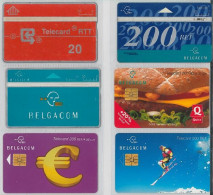 LOT 6 PHONE CARDS BELGIO (ES36 - Collections