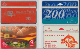 LOT 4 PHONE CARDS BELGIO (ES37 - Collections