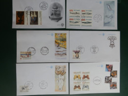 FDC GROENL./9 FDC GROENLAND ANNEE 1997 COTE YVERT TIMBRES 80.75 € NR. 278/282+284/293+BLOC 12/3 - FDC