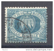 San Marino 1892 10 C. (Sass.14) Usato /Used VF - Gebruikt