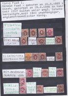 ÄGYPTEN - EGYPT - REGIERENDE MONARCHIE - KÖNIG FUAD PORTRÄT - ORTSCHAFT GESTEMPEL - Used Stamps