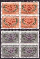 1965 TURKEY INTERNATIONAL CO-OPERATION YEAR BLOCK OF 4 MNH ** - Ungebraucht