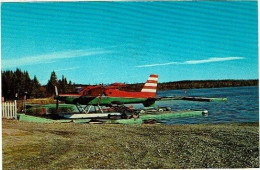 M- CPSM   - CANADA - GANDER - Forest Service Plane At Seaplane Base - - Altri & Non Classificati