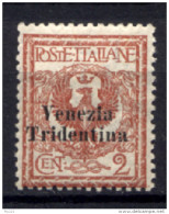 Trentino Alto Adige 1918 Sass.20 **/MNH VF/F - Trente