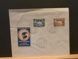 FDC GROENL.57/  LETTRE   GROENLAND  1956  NR. 28/9+ VIGNET - Cartas & Documentos