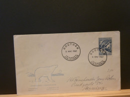 FDC GROENL.60/  DOC.   GROENLAND  1957 - Cartas & Documentos