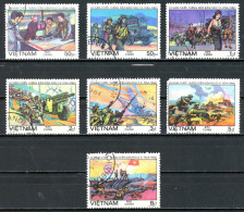 Viêt-Nam   Y&T   492 - 498    Obl   ---  1984  --  Bataille De Diên Biên Phu  --  TTB - Used Stamps