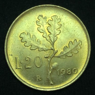 Italia 20 Lire, 1980 - 20 Lire