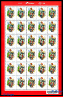 Ref. BR-V2022-04-F BRAZIL 2022 - PROFESSION: FIREFIGHTER,STAMP WITH EMBOSSED, SHEET MNH, FIRE FIGHTERS  PREVENTION 30V - Neufs
