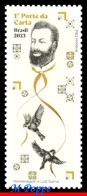 Ref. BR-V2023-16 BRAZIL 2023 - TRIBUTE TO LUIZ GAMA,POET, LAWYER, BIRDS, MNH, FAMOUS PEOPLE 1V - Unused Stamps