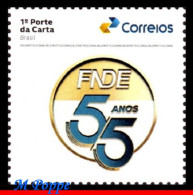 Ref. BR-V2023-62 BRAZIL 2023 - FNDE - NATIONAL EDUCATIONDEVELOPMENT FUND, 55 YEARS, MNH, EDUCATION 1V - Unused Stamps