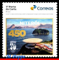 Ref. BR-V2023-63 BRAZIL 2023 - NITEROI - RJ, 450 YEARS,ARCHITECTURE, MNH, NATURE 1V - Unused Stamps