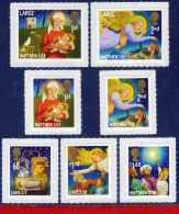 Ref. IN-V2011-1 GREAT BRITAIN 2011 - RELIGION, ANGELS,SELF-ADHESIVE, FULL SET MNH, CHRISTMAS 7V - Non Classés