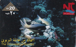 EGYPT(L&G) - Saddle Goatfish, CN : 804L, Tirage 84000, Used - Egypt