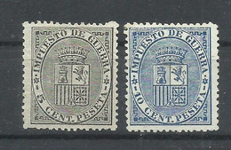 ESPAÑA EDIFIL  141/42   (*)   (SIN GOMA) - Unused Stamps