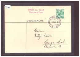 FORMAT 10x15cm - ORON - PLACE DE LA FOIRE - BUREAU DE POSTE AUTOMOBILE - AUTOMOBIL POSTBUREAU - TB - Oron