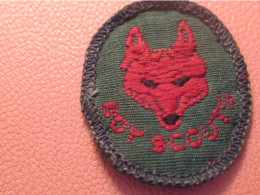 Scoutisme Canada/ Ecusson Tissu/Boy Scouts/ Tête De Loup /année 1940-1960                  ET576 - Scouting