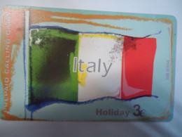 ITALY GREECE USED PHONECARDS   FLAG  TIR.500 - Autres & Non Classés