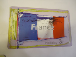 FRANCE GREECE USED PHONECARDS FRANCE  FLAG  TIR.500 - Non Classificati