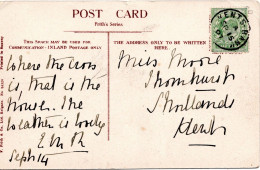 73439 - Grossbritannien - 1907 - 1/2d KEVII EF A AnsKte KENTS BANK -> Thornhurst - Storia Postale