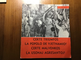 Esperanto Certe Triumfos La Popolo De Vjetnamio Vietnam 1966 - Cultura